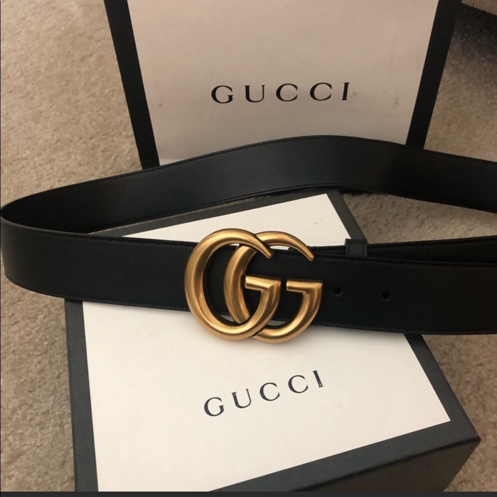 Double GG Gucci belt   80 cm. Offers reasonable